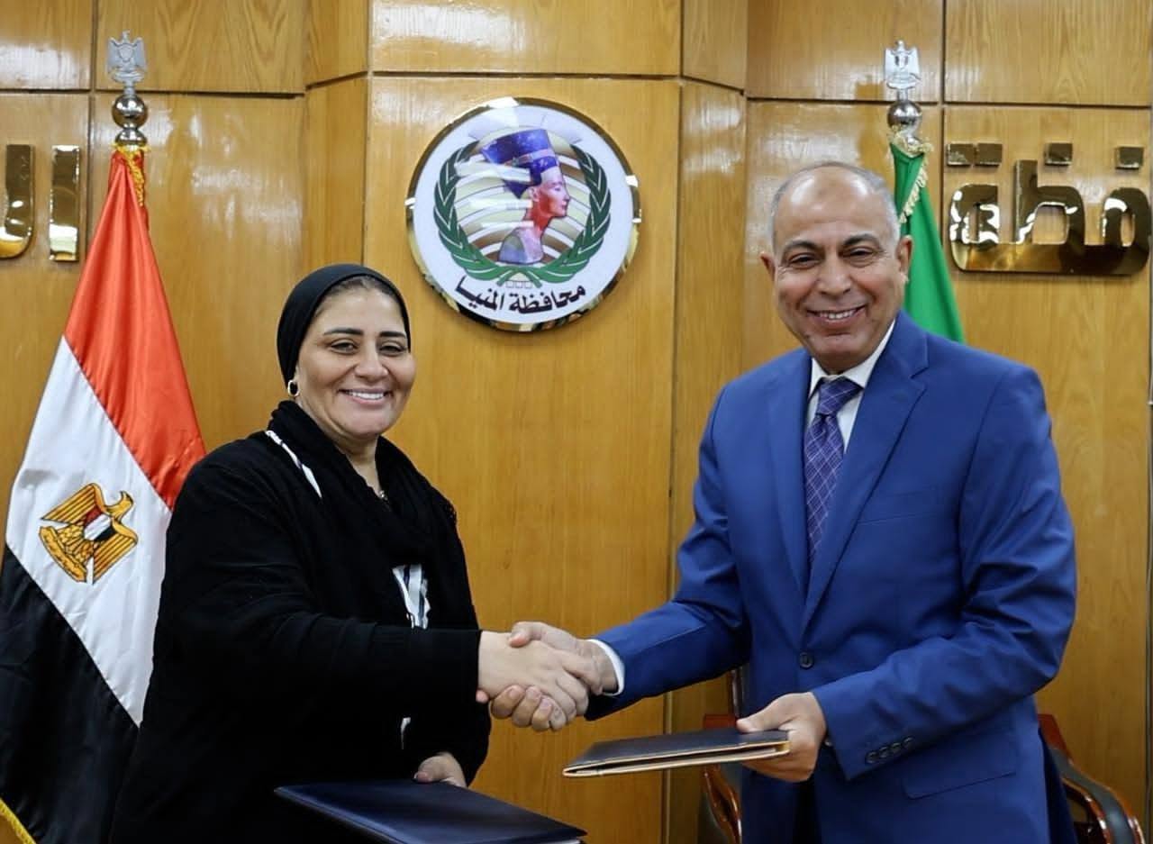 المحافظ يوقع برتوكول تعاون مع مؤسسة العنانى المحافظ يوقع برتوكول تعاون مع مؤسسة العنانى